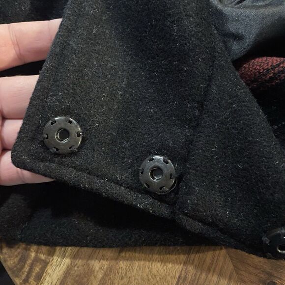 Billabong Jacket Wool‎ Blend Cape 3/4 Sleeve Southwestern Womens Medium - Picture 4 of 7